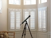 bay window with telescope
